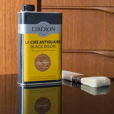 Cire En Pâte Meuble Et Objets Antiquaire Black Bison® Liberon, Chêne Clair  0.5 L à Prix Carrefour