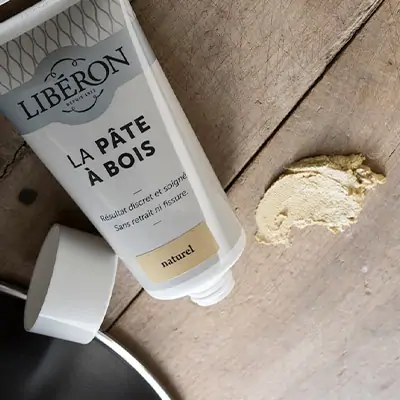 Pâte à bois blanche & solution de rebouchage pro