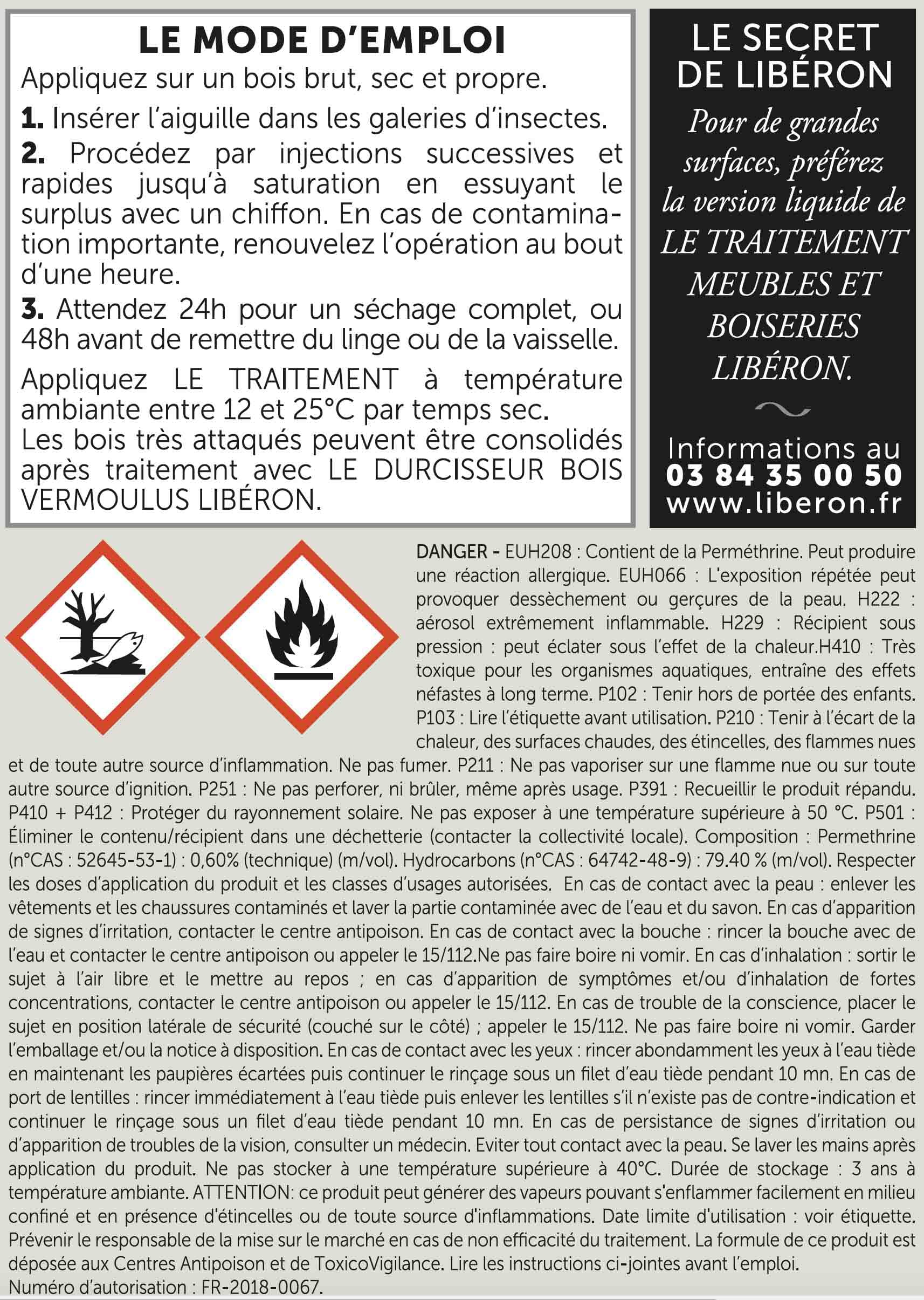 TRAITEMENT MEUBLES ANCIENS 0.4L 5045941