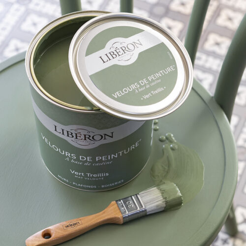 Peinture Velours de Peinture vert Luxembourg mate 0,125 L LIBERON