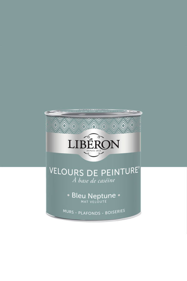 VELOURS DE PEINTURE ® - Couleur Bleu Neptune - Libéron