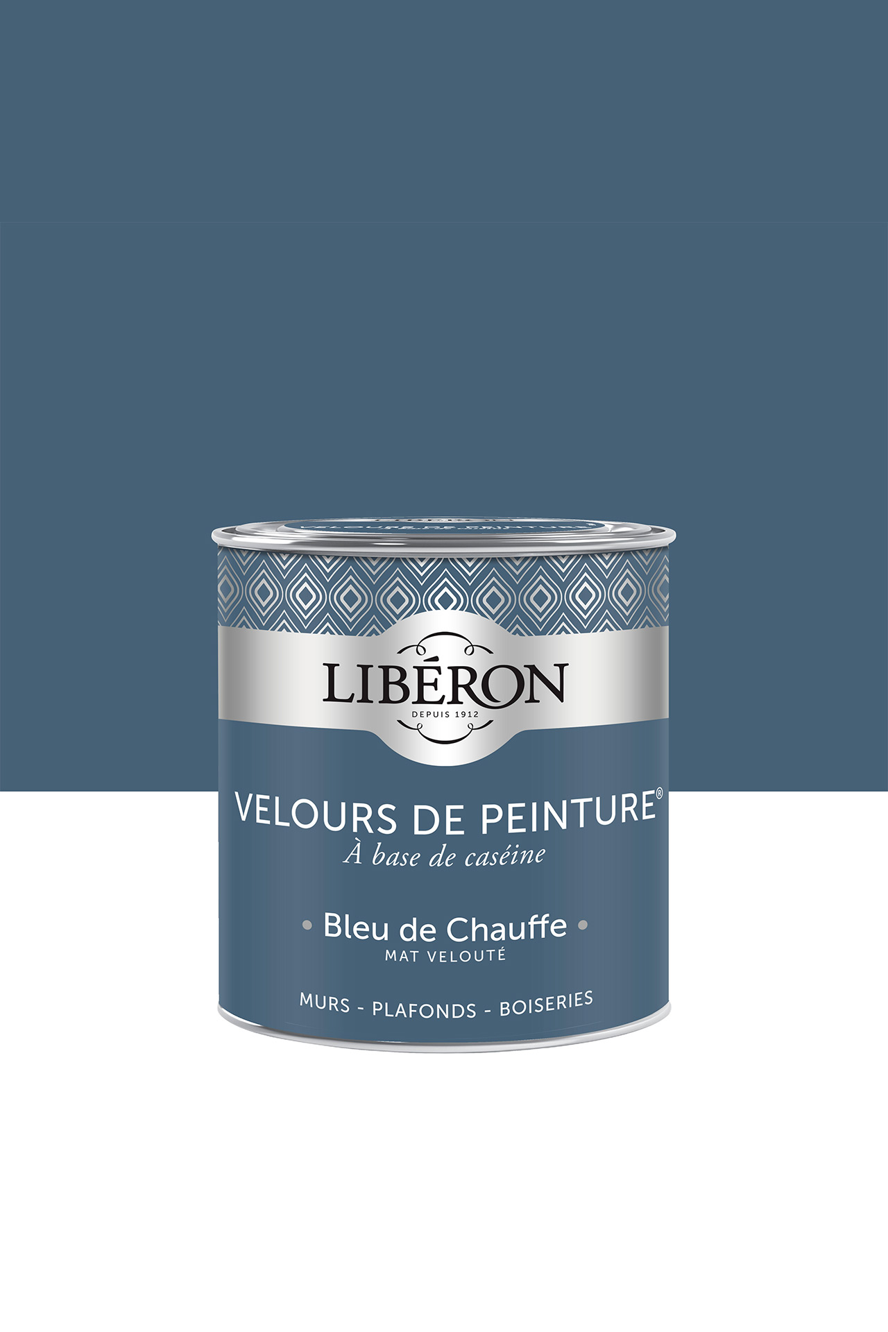 Peinture-Velours-0,5L-Bleu-de-Chauffe Peinture-Velours-0,5L-Bleu-de-Chauffe