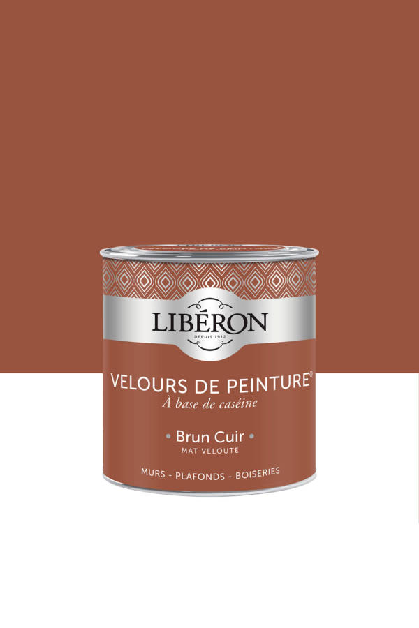 VELOURS DE PEINTURE ® - Couleur Brun Cuir - Libéron