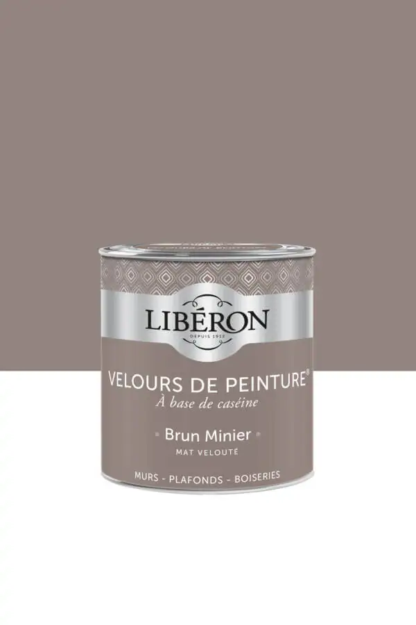 Peinture-Velours-0,5L-Brun-minier