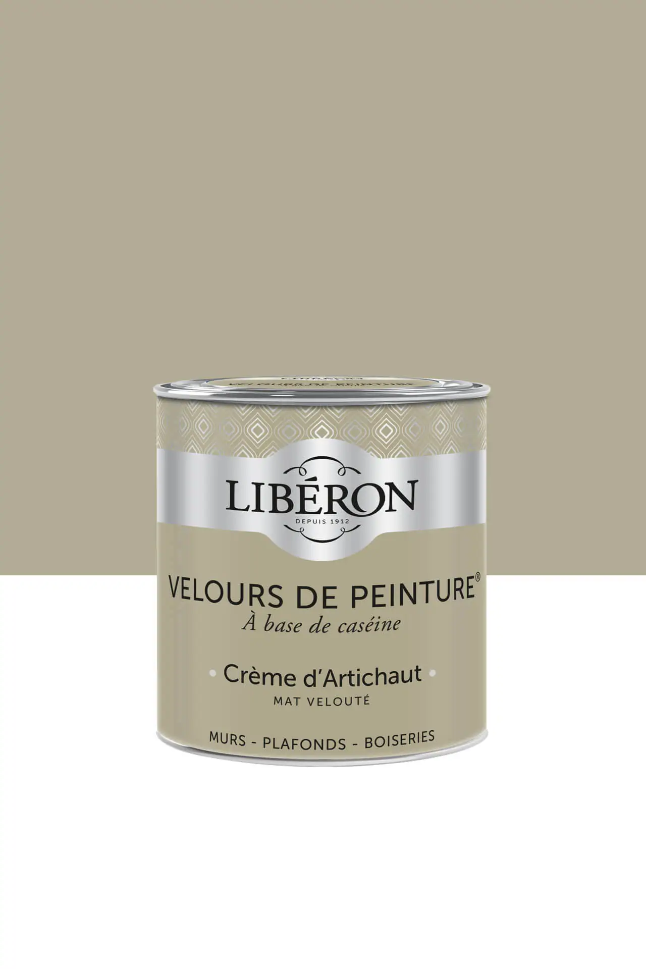Peinture-Velours-0,5L-Creme-d-Artichaud Peinture-Velours-0,5L-Creme-d-Artichaud