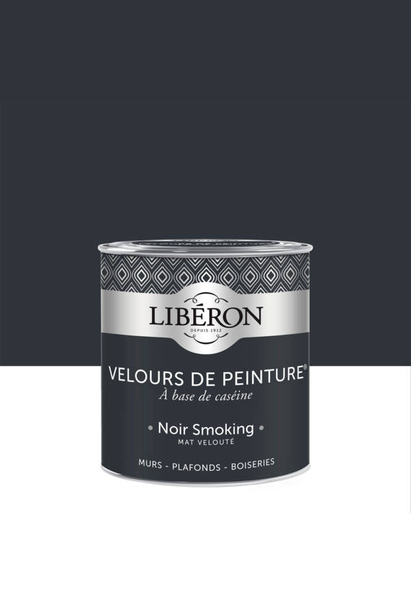 VELOURS DE PEINTURE ® - Couleur Noir Smoking - Libéron