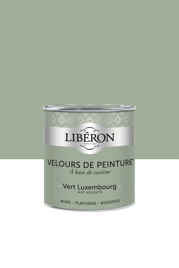 VELOURS DE PEINTURE ® - Couleur Vert Luxembourg - Libéron