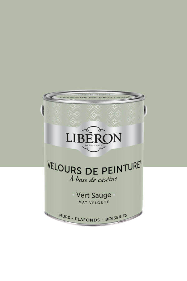 Peinture-Velours-2,5L-Vert-sauge