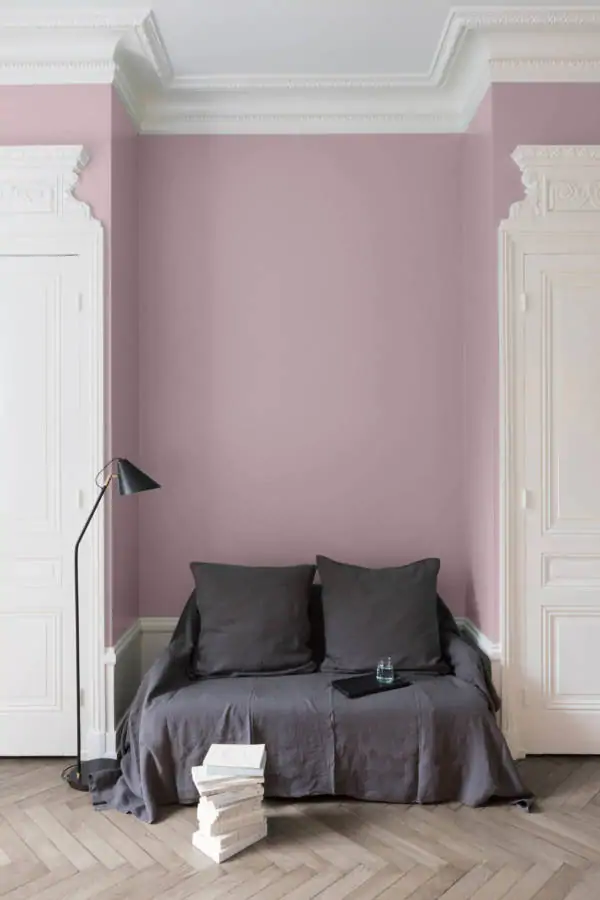 peinture-murale-Mauve-Porte-Lilas