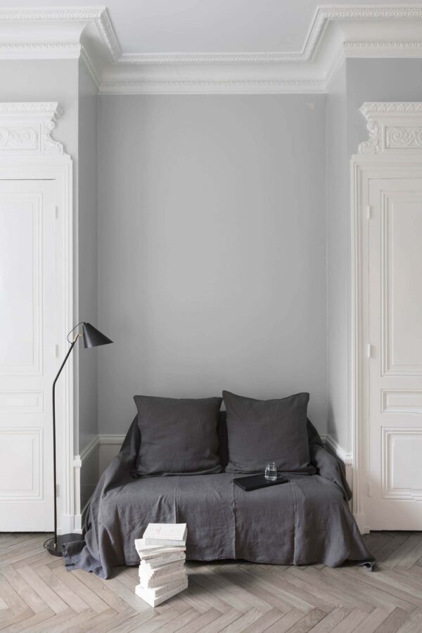 peinture gris sarrazin velours