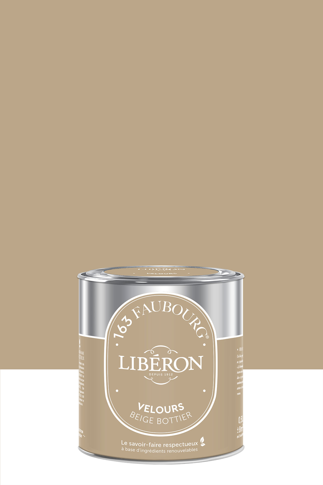 peinture-biosourcee-Faubourg-0,5L-Beige-Bottier peinture-biosourcee-Faubourg-0,5L-Beige-Bottier