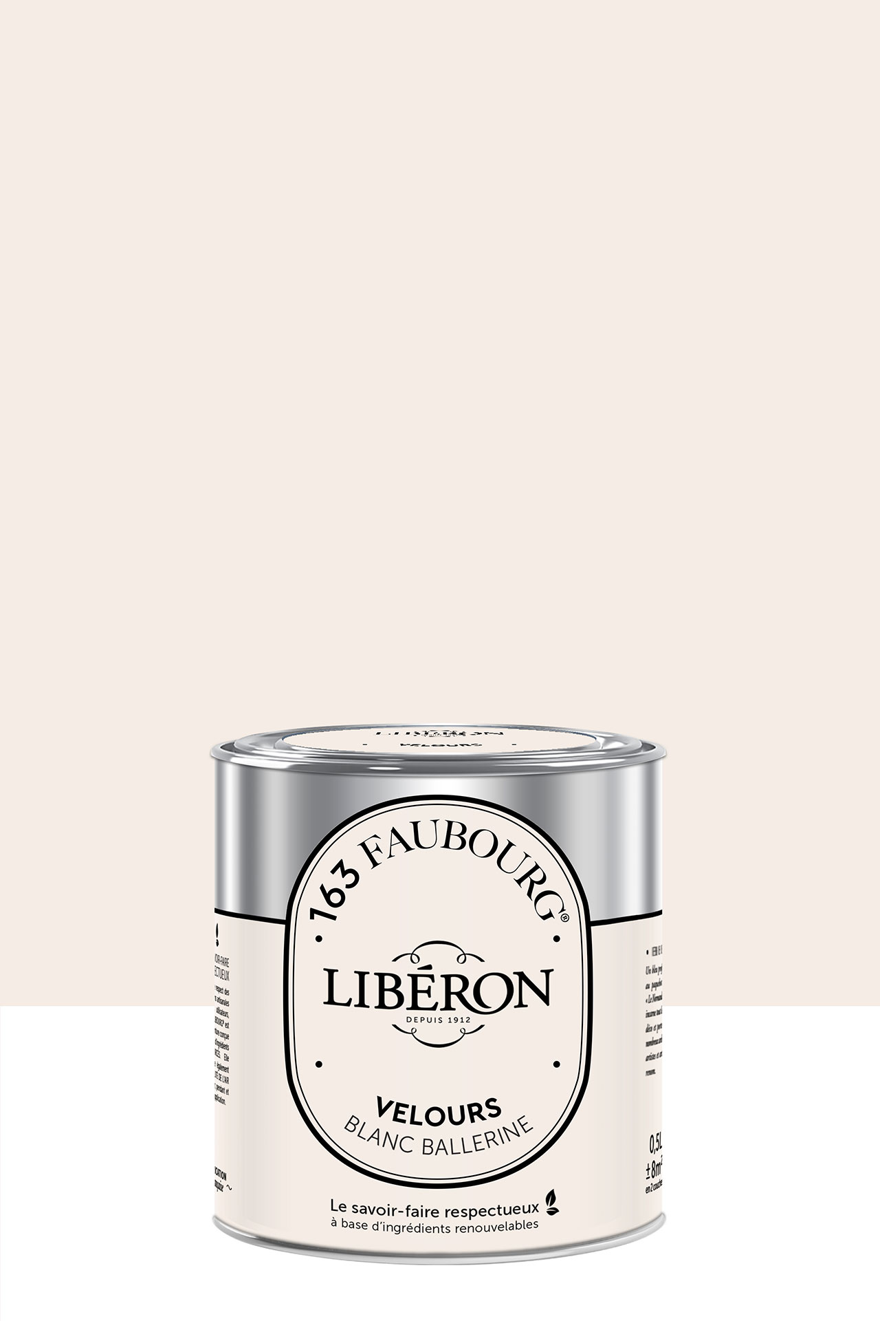 peinture-biosourcee-Faubourg-0,5L-Blanc-Ballerine peinture-biosourcee-Faubourg-0,5L-Blanc-Ballerine