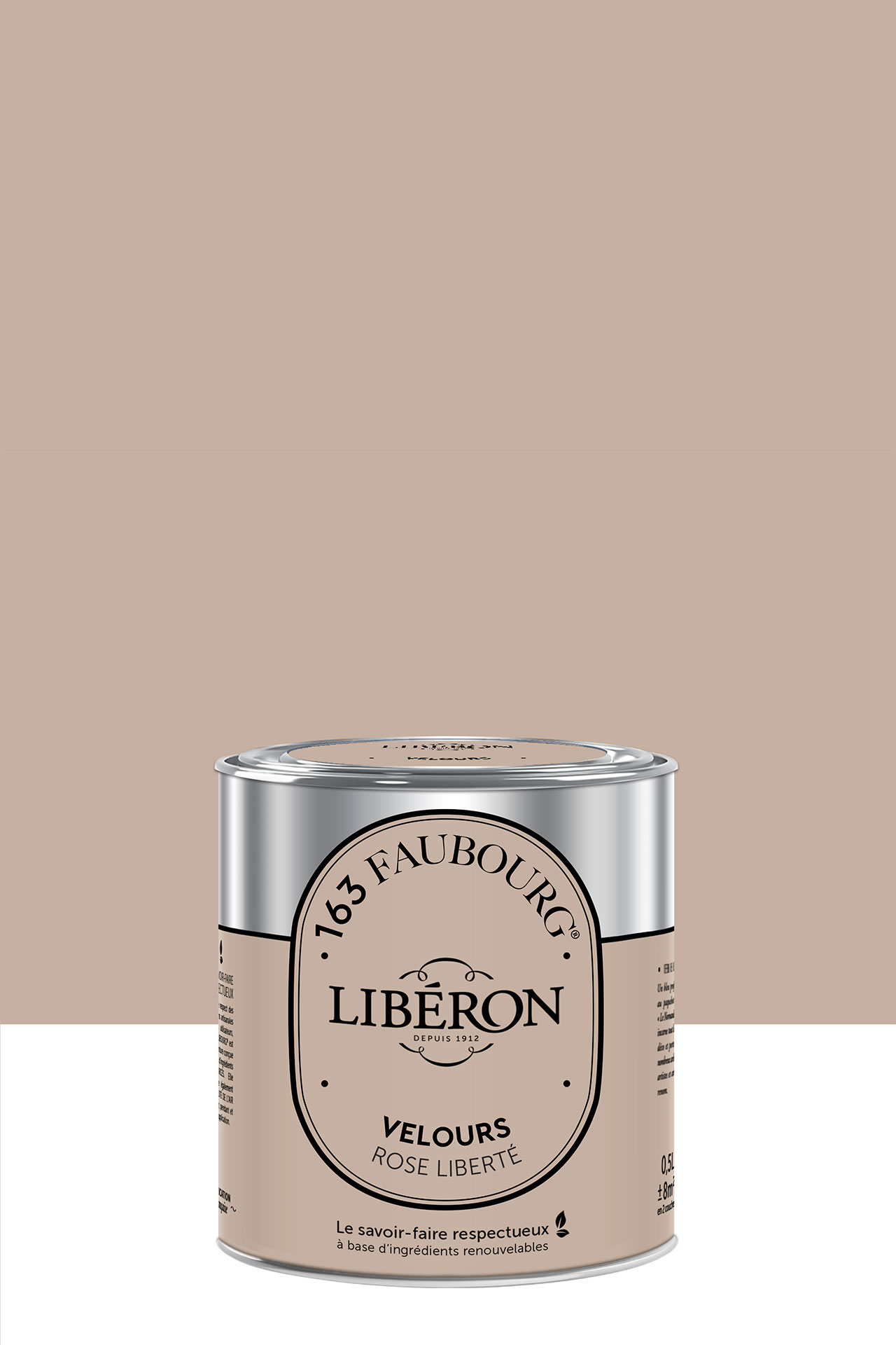 peinture-biosourcee-Faubourg-0,5L-Rose-Liberte peinture-biosourcee-Faubourg-0,5L-Rose-Liberte