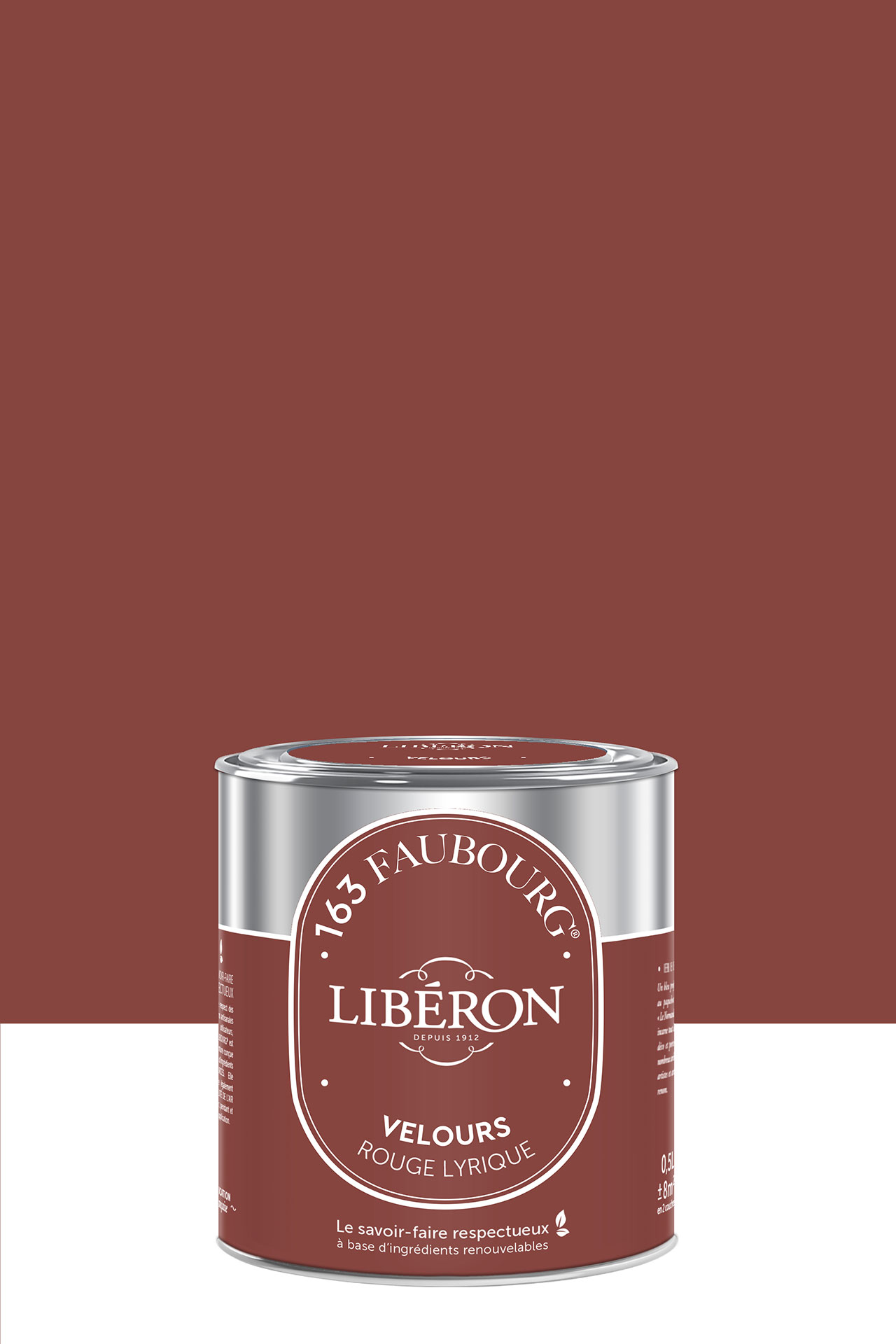 peinture-biosourcee-Faubourg-0,5L-Rouge-Lyrique peinture-biosourcee-Faubourg-0,5L-Rouge-Lyrique