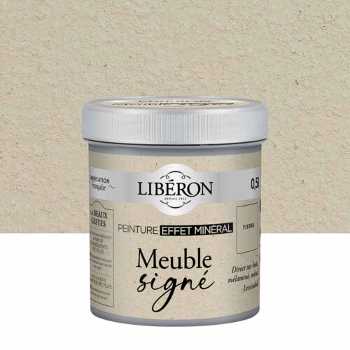 Photo de pack Libéron Meuble Signé Peinture Effet Minéral Pierre