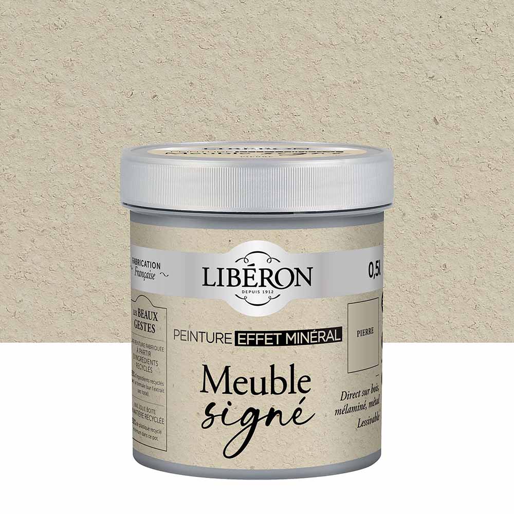 Photo de pack Libéron Meuble Signé Peinture Effet Minéral Pierre