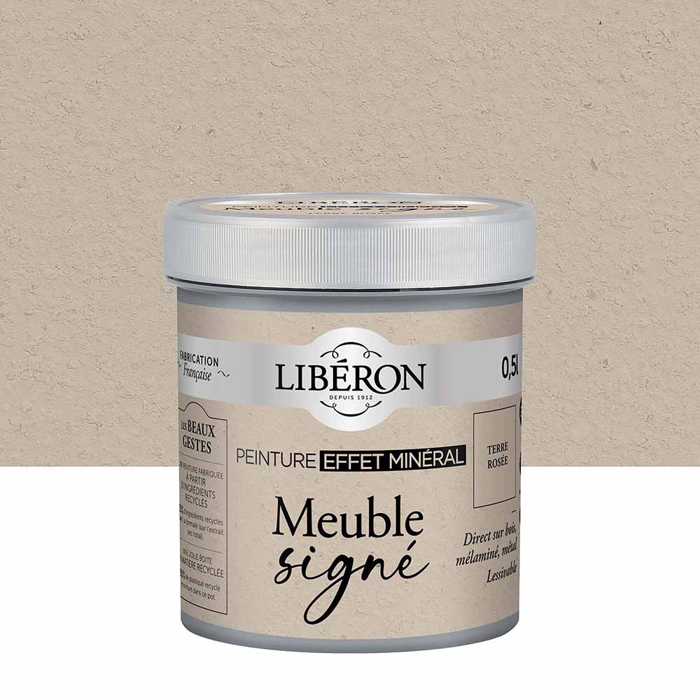 Photo de pack Libéron Meuble Signé Peinture Effet Minéral Terre Rosée