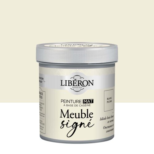 Photo de pack Libéron Meuble Signé Peinture Mat Blanc Plume