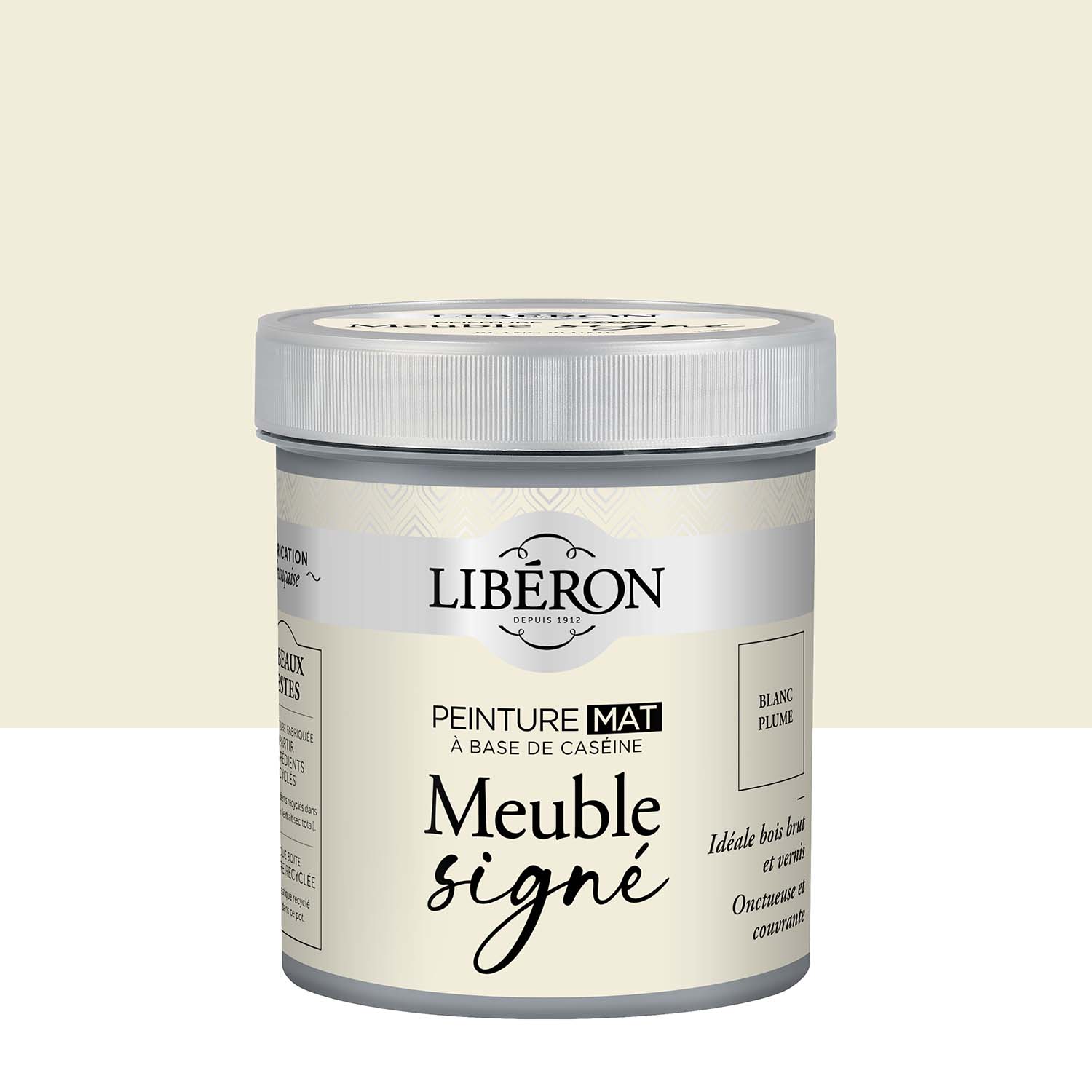 Photo de pack Libéron Meuble Signé Peinture Mat Blanc Plume
