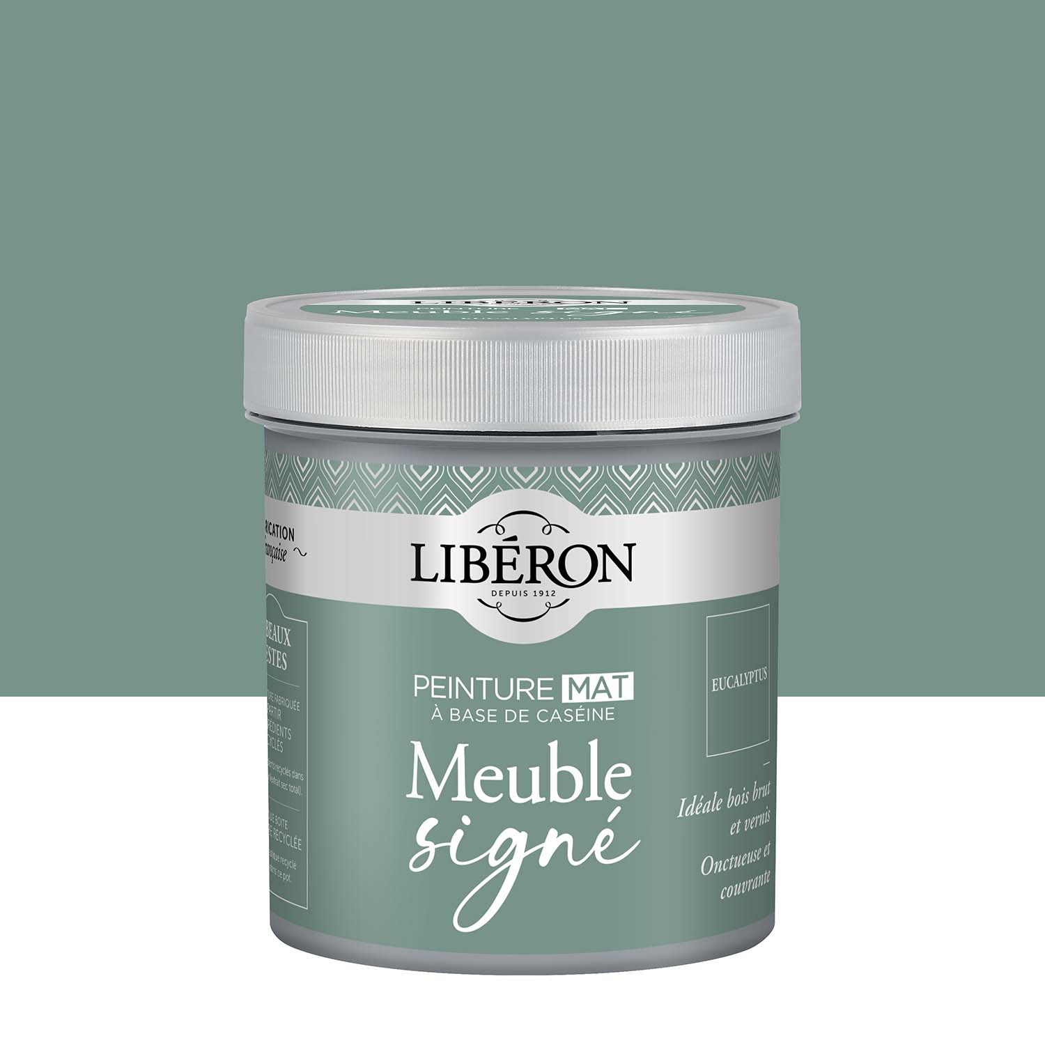 Libéron - Meuble Signé - Peinture Mat - Eucalyptus - 0,5L Pack Photo de pack Libéron Meuble Signé Peinture Mat Eucalyptus