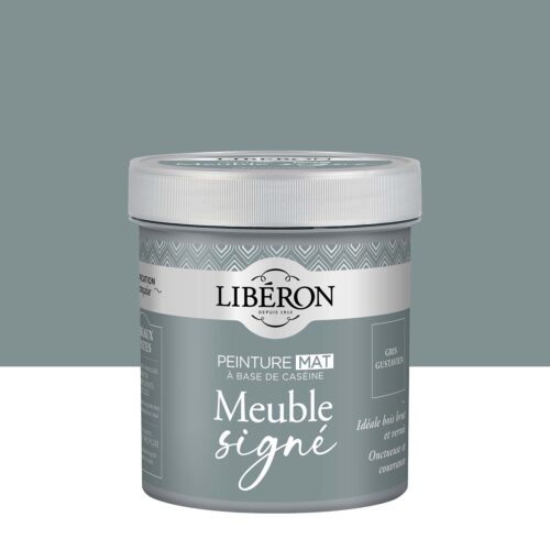 Photo de pack Libéron Meuble Signé Peinture Mat Gris Gustavien
