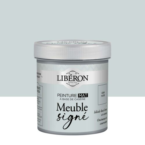 Photo de pack Libéron Meuble Signé Peinture Mat Gris Nuée