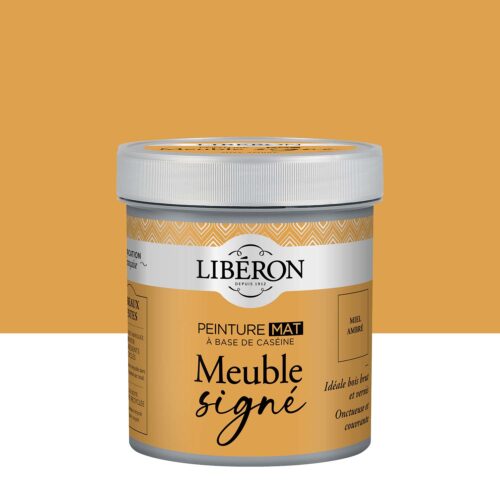 Photo de pack Libéron Meuble Signé Peinture Mat Miel Ambre