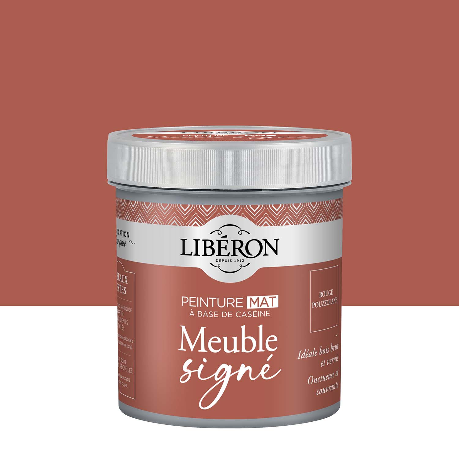 Photo de pack Libéron Meuble Signé Peinture Mat Rouge Pouzzolane