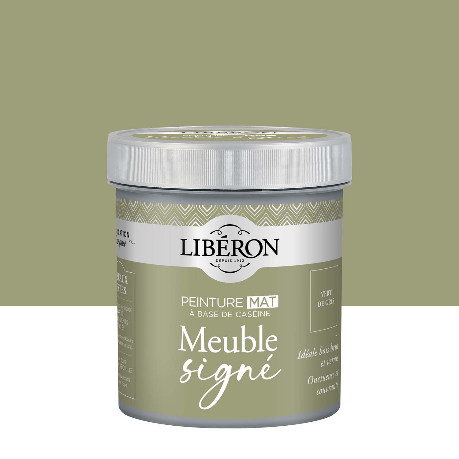 Libéron - Meuble Signé - Peinture Mat - Vert de Gris - 0,5L Pack Photo de pack Libéron Meuble Signé Peinture Mat Vert de Gris