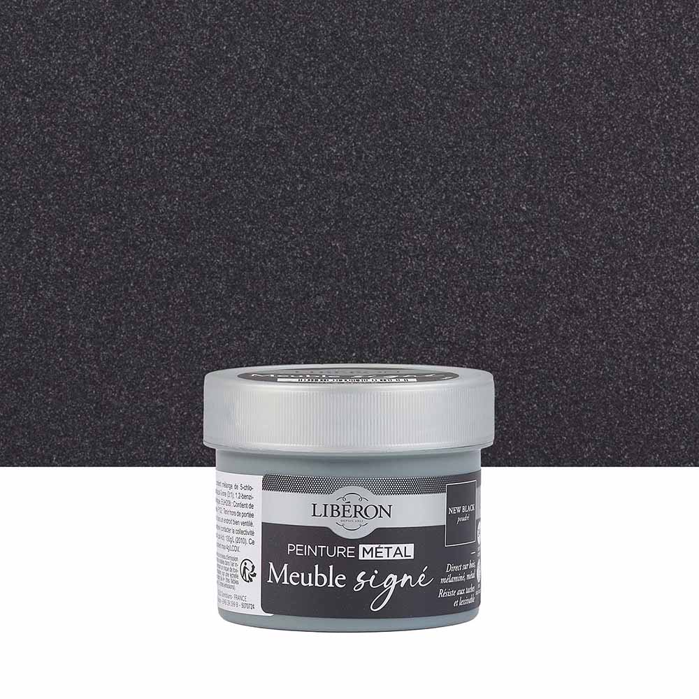Photo de pack Libéron Meuble Signé Peinture Métal New Black Poudré