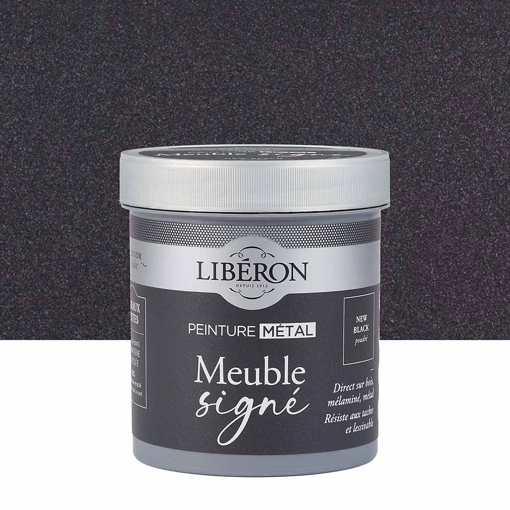 Photo de pack Libéron Meuble Signé Peinture Métal New Black Poudré