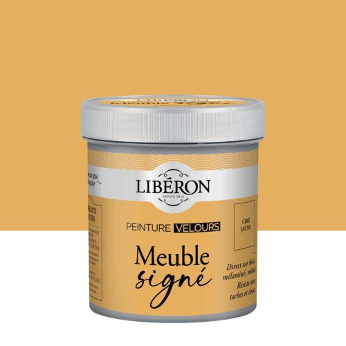 Photo de pack Libéron Meuble Signé Peinture Velours Ciré Jaune