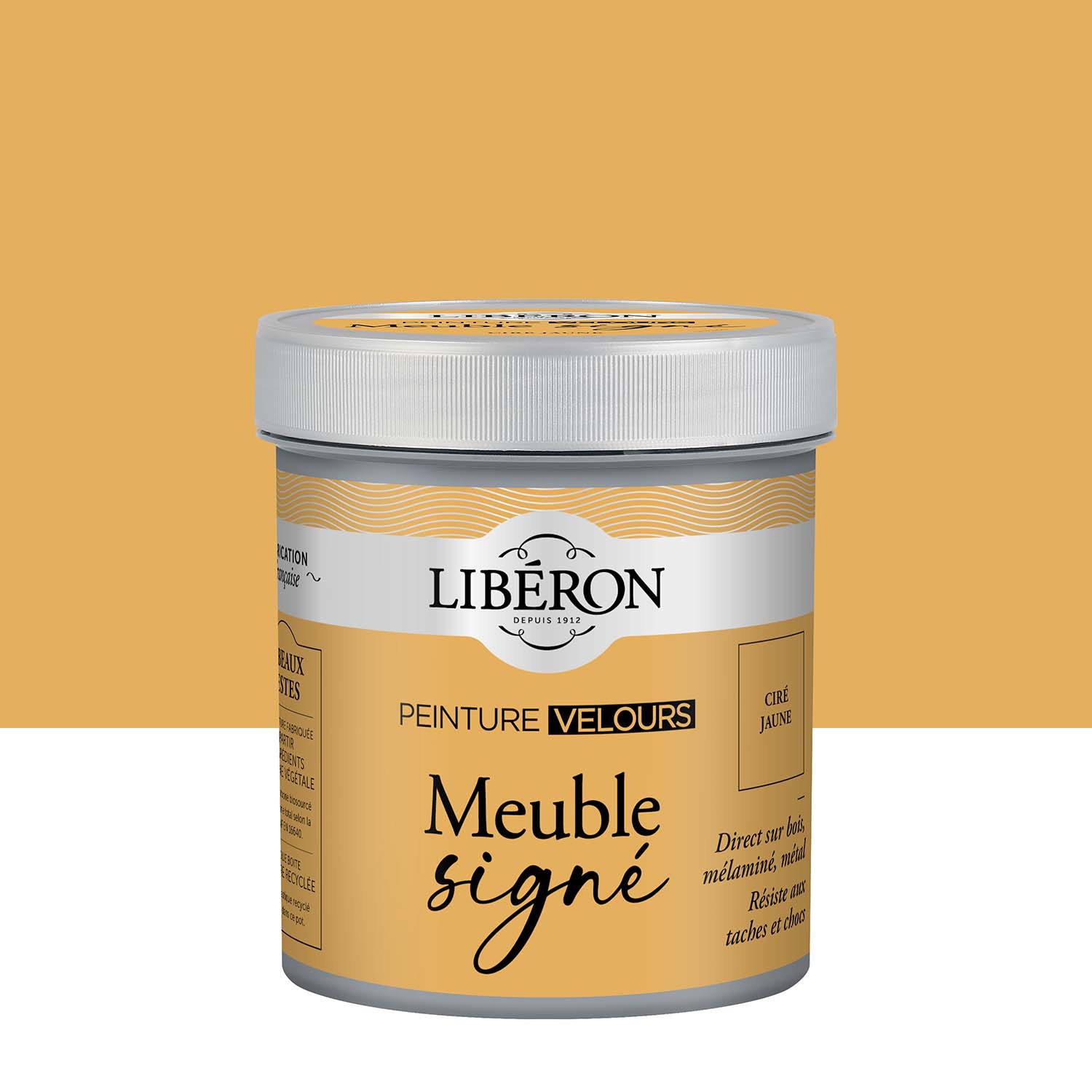 Photo de pack Libéron Meuble Signé Peinture Velours Ciré Jaune