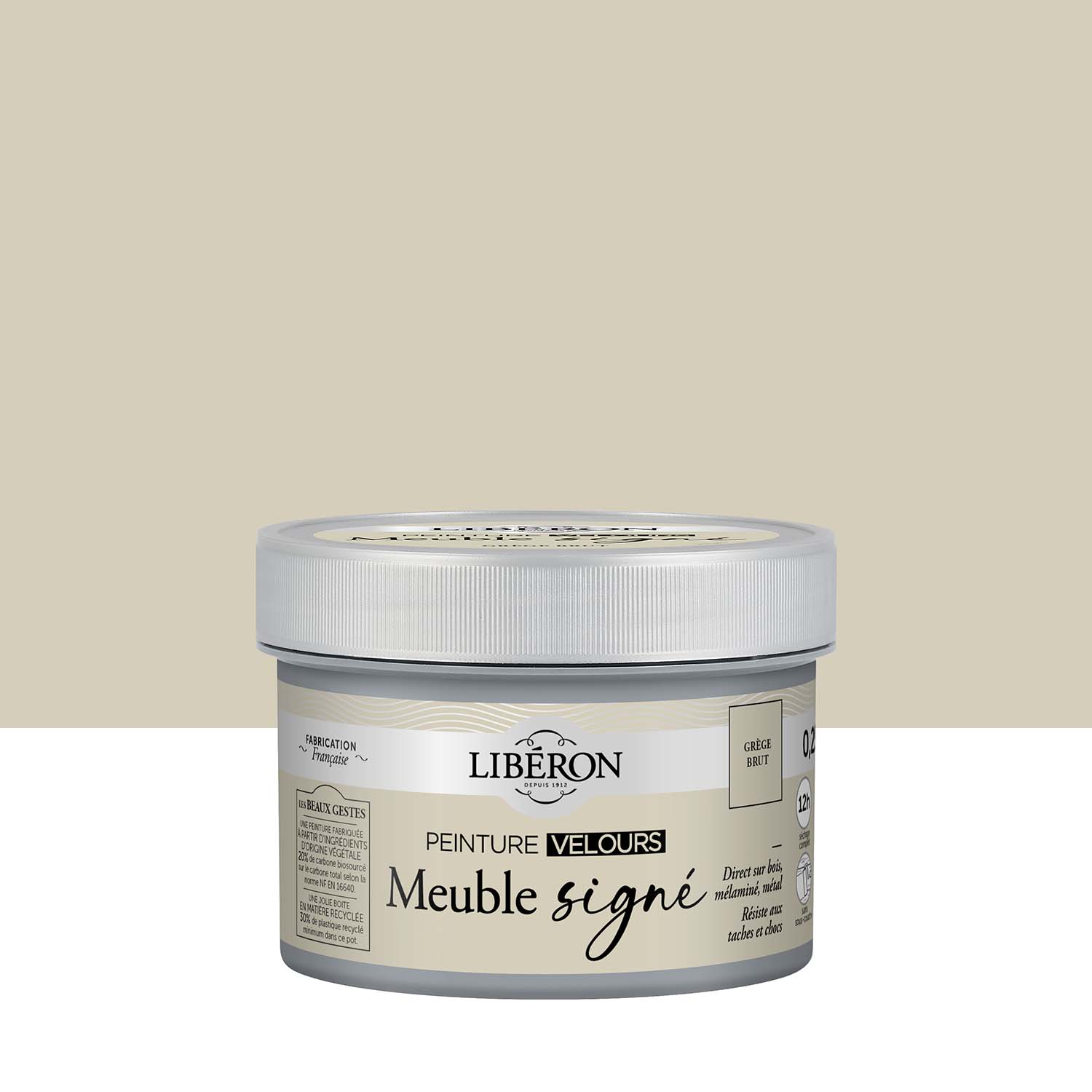 Photo de pack Libéron Meuble Signé Peinture Velours Grège Brut