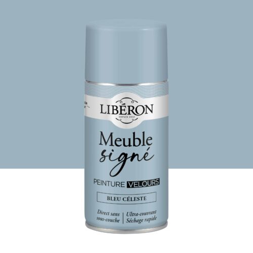 Photo de pack Libéron Meuble Signé Peinture Velours Bleu Celeste