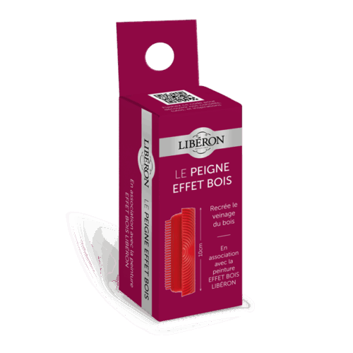 Peigne Effet Bois