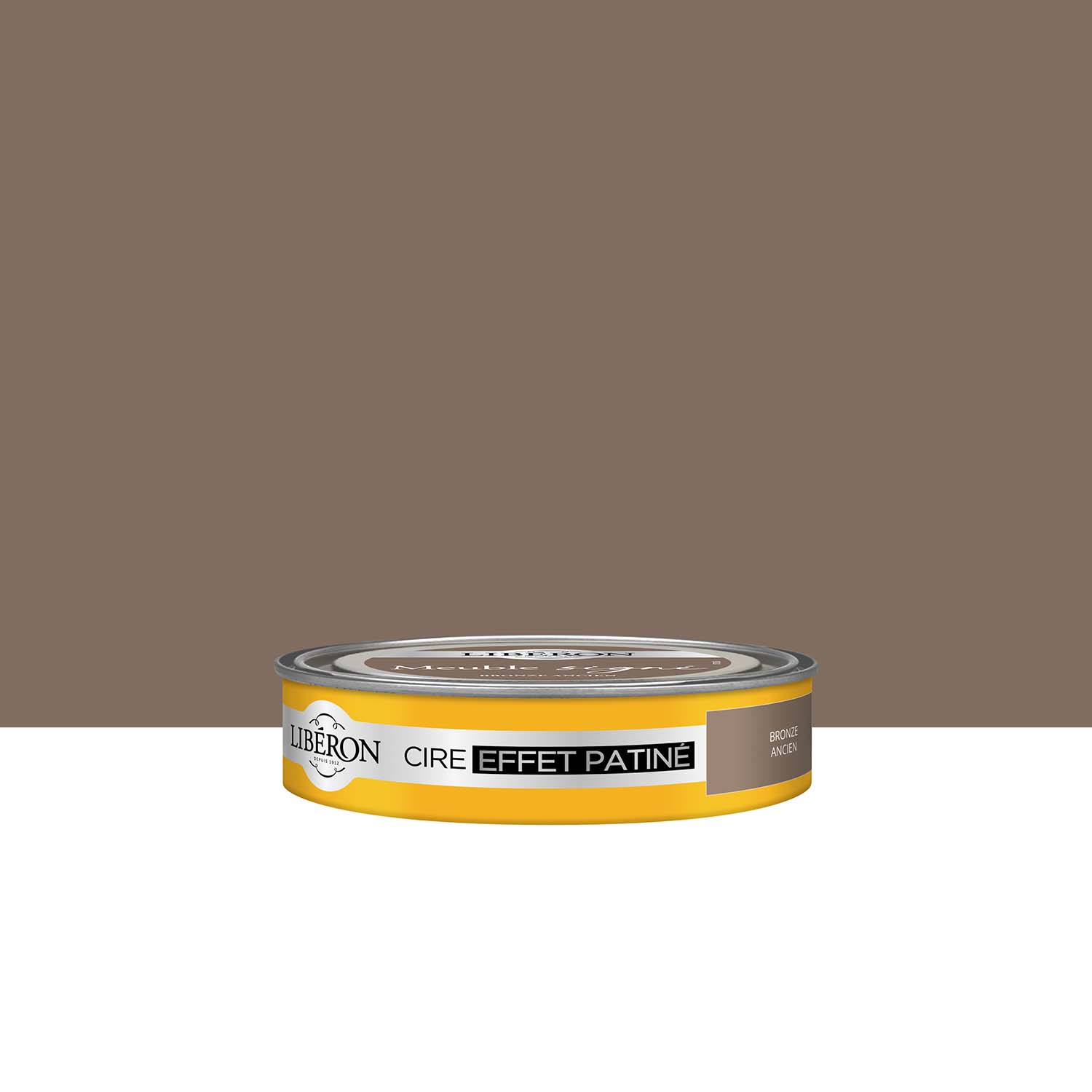 Libéron - Meuble Signé - Peinture Effet Patiné - Bronze Ancien - 0,15L Pack Photo de pack Libéron Meuble Signé Cire Effet Patiné Bronze Ancien