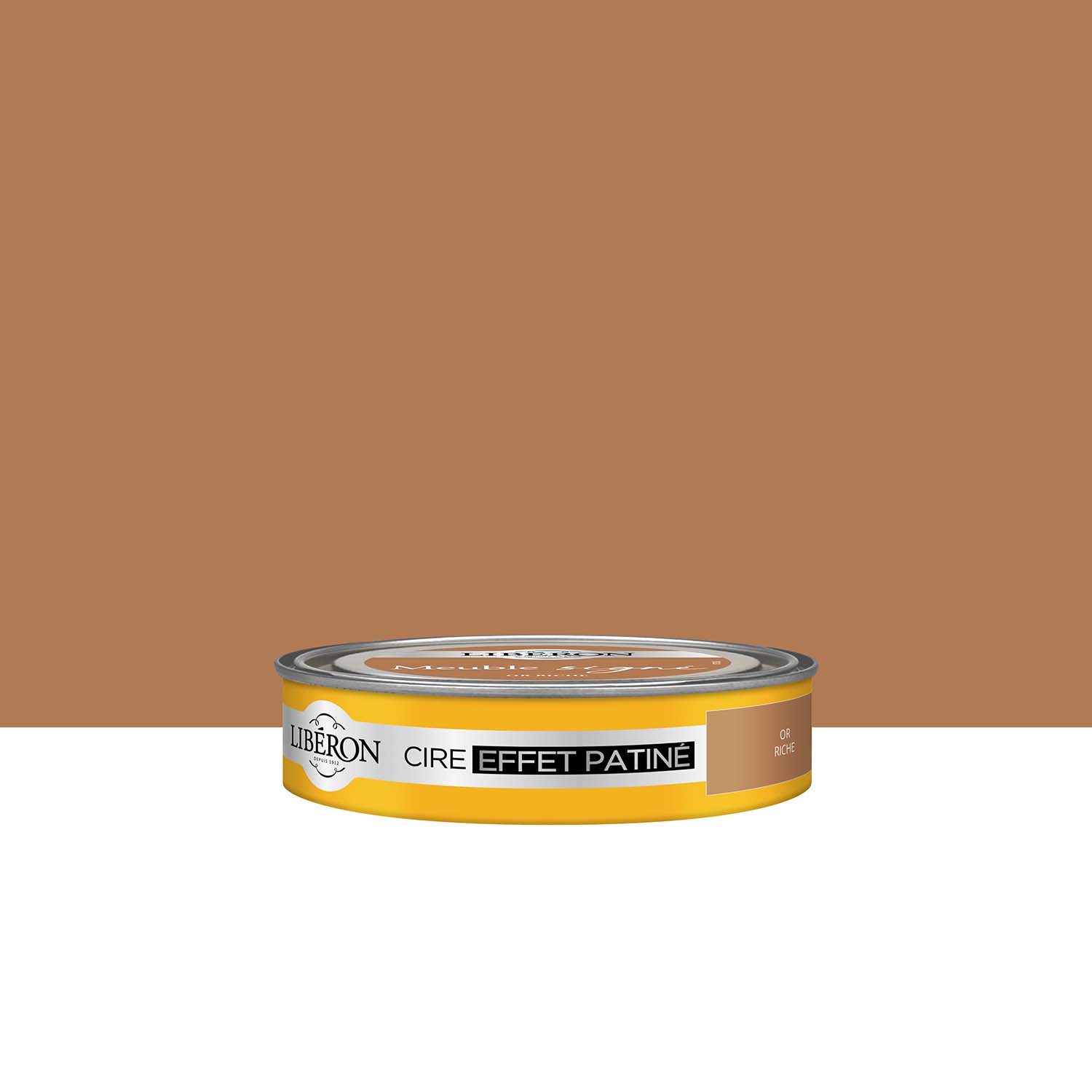 Libéron - Meuble Signé - Peinture Effet Patiné - Or Riche - 0,15L Pack Photo de pack Libéron Meuble Signé Cire Effet Patiné Or Riche