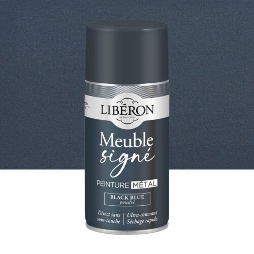 Photo de pack Libéron Meuble Signé Peinture Métal Black Blue Poudré